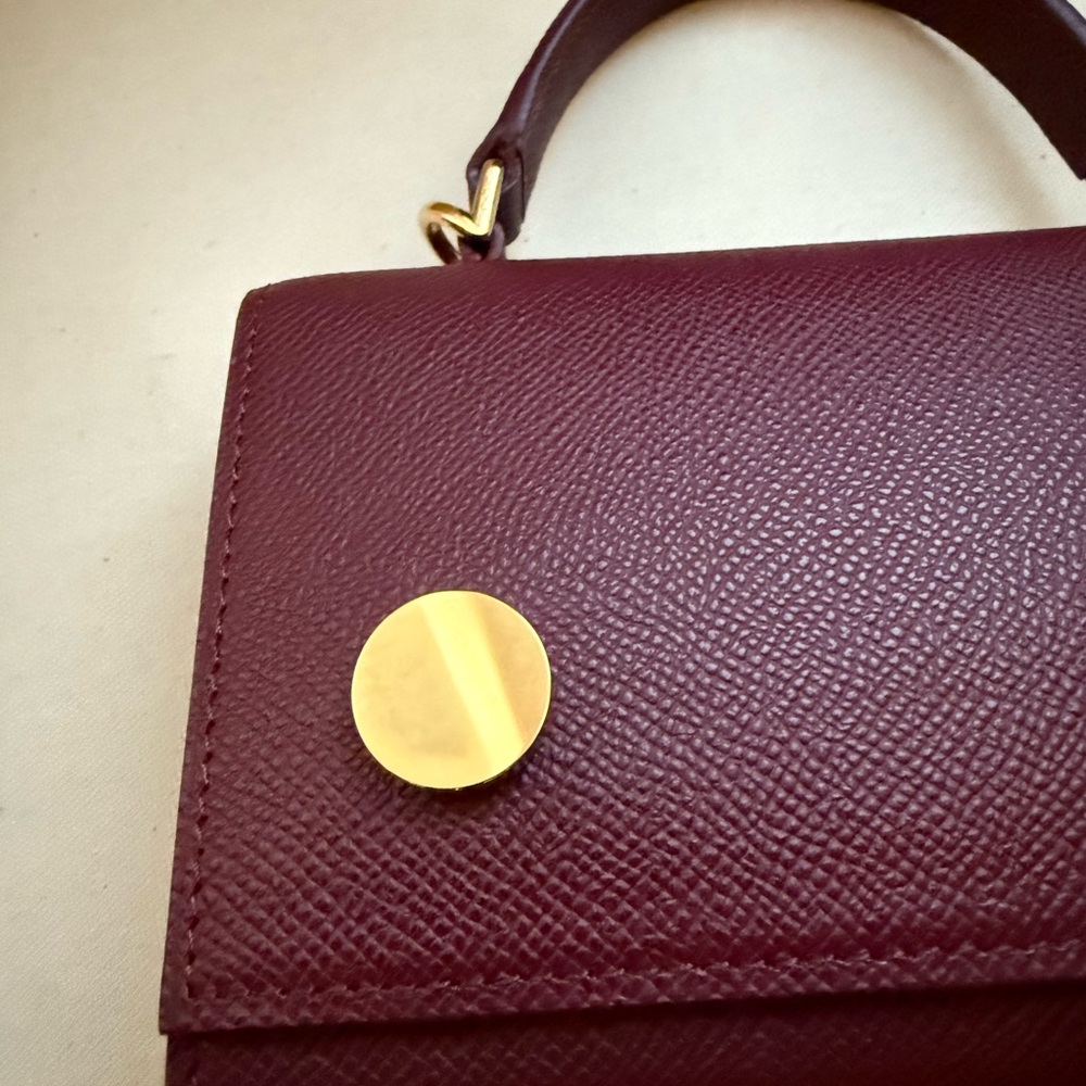 RSVP Paris Munchkin Bag - Grained Burgundy - Picture 6 of 9